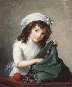 Elizabeth Louise Vigee Le Brun Mademoiselle Brongniart Spain oil painting artist